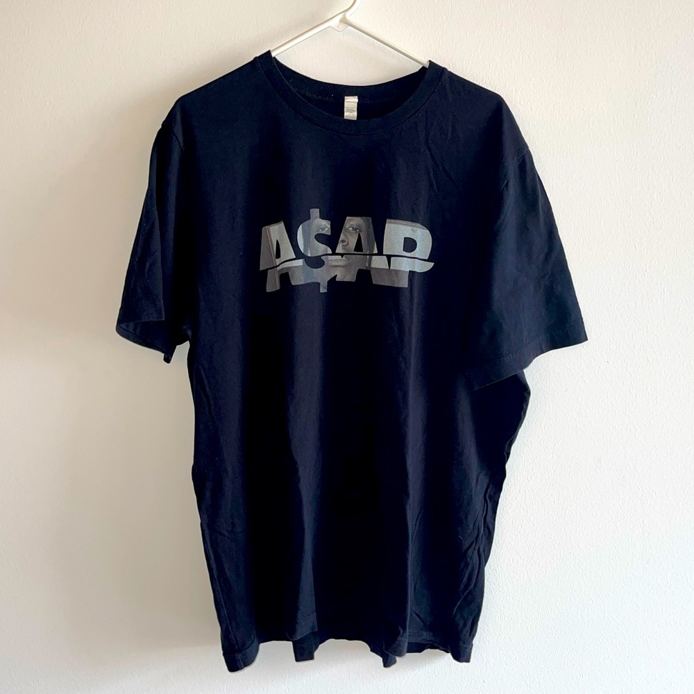 ASAP Rocky Black T Shirt size 2XL